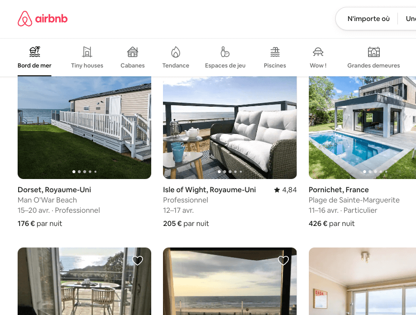 Airbnb Capture d'écran